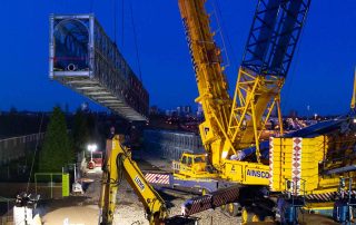 header construction video night crane